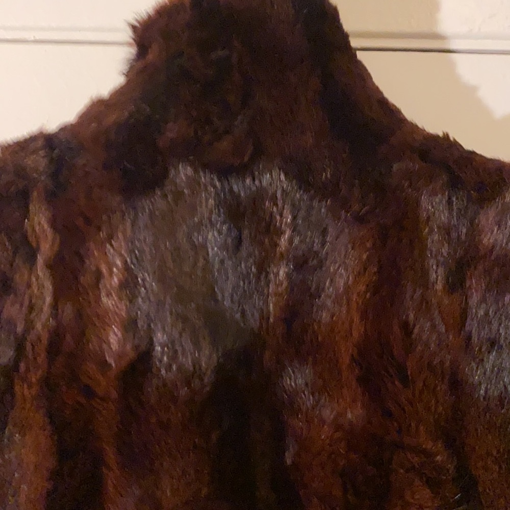 🔥✨Silver Fox Vintage Fur Cape Coat - Picture 13 of 17
